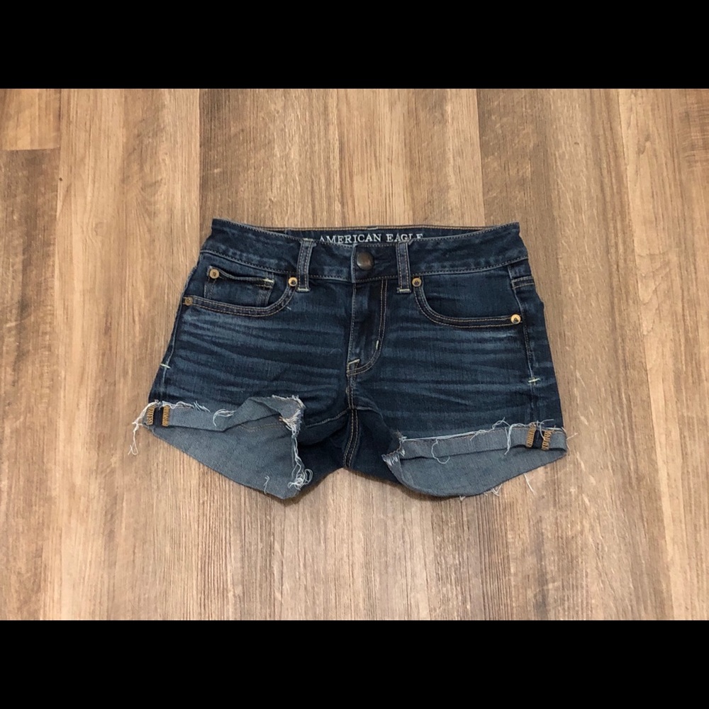 AEO super stretch shortie Jean shorts * 00